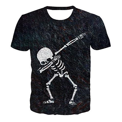 Men's T shirt Graphic 3D Skull Plus Size Print Short Sleeve Daily Tops Basic Exaggerated Black
Men's T shirt Graphic 3D Skull Plus Size Print Short Sleeve Daily Tops Basic Exaggerated Black