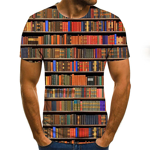 Men's T shirt Rainbow Color Block 3D Plus Size Print Short Sleeve Daily Tops Basic Exaggerated Rainbow
Men's T shirt Rainbow Color Block 3D Plus Size Print Short Sleeve Daily Tops Basic Exaggerated Rainbow