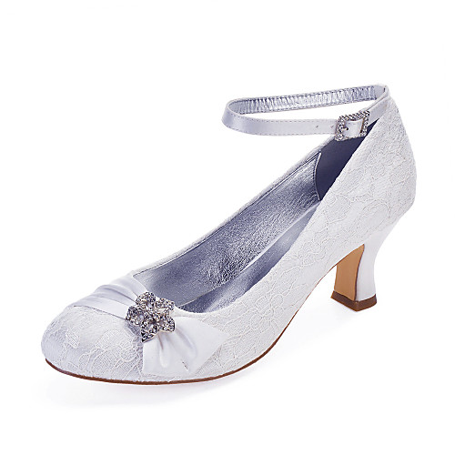 Women's Wedding Shoes Block Heel Round Toe Classic Vintage Wedding Party & Evening Walking Shoes Lace Satin Crystal Bowknot Solid Colored Summer White Ivory
Women's Wedding Shoes Block Heel Round Toe Classic Vintage Wedding Party & Evening Walking Shoes Lace Satin Crystal Bowknot Solid Colored Summer White Ivory