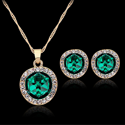 Women's Jewelry Set Cut Out Precious Fashion Gold Plated Earrings Jewelry Blue / Red / Green For Christmas Wedding Halloween Party Evening Gift 1 set
Women's Jewelry Set Cut Out Precious Fashion Gold Plated Earrings Jewelry Blue / Red / Green For Christmas Wedding Halloween Party Evening Gift 1 set