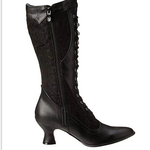 Women's Boots Knee High Boots Flare Heel Round Toe Mid Calf Boots Vintage British Daily PU Lace-up Solid Colored Winter White Black / Mid-Calf Boots
Women's Boots Knee High Boots Flare Heel Round Toe Mid Calf Boots Vintage British Daily PU Lace-up Solid Colored Winter White Black / Mid-Calf Boots