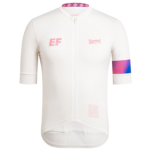 Vendull Men's Short Sleeve Cycling Jersey Winter Polyester White Bike Jersey Top Mountain Bike MTB Road Bike Cycling Sports Clothing Apparel / Stretchy / Breathable Armpits
Vendull Men's Short Sleeve Cycling Jersey Winter Polyester White Bike Jersey Top Mountain Bike MTB Road Bike Cycling Sports Clothing Apparel / Stretchy / Breathable Armpits