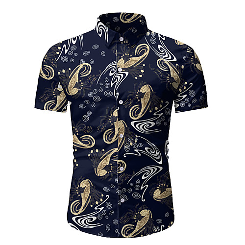 Men's Shirt Solid Colored Color Block Floral Short Sleeve Daily Tops Basic Elegant Black
Men's Shirt Solid Colored Color Block Floral Short Sleeve Daily Tops Basic Elegant Black