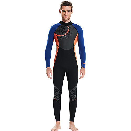 Dive&Sail Men's Full Wetsuit 3mm CR Neoprene Diving Suit Thermal / Warm Anatomic Design High Elasticity Long Sleeve Back Zip - Diving Water Sports Patchwork Autumn / Fall Spring Winter
Dive&Sail Men's Full Wetsuit 3mm CR Neoprene Diving Suit Thermal / Warm Anatomic Design High Elasticity Long Sleeve Back Zip - Diving Water Sports Patchwork Autumn / Fall Spring Winter