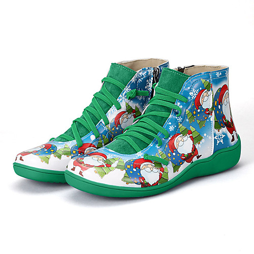 Women's Boots Flat Heel Round Toe Faux Leather Booties / Ankle Boots Spring & Fall / Fall & Winter Green / Red / Blue / Party & Evening
Women's Boots Flat Heel Round Toe Faux Leather Booties / Ankle Boots Spring & Fall / Fall & Winter Green / Red / Blue / Party & Evening