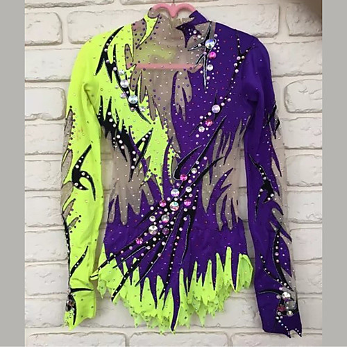 21Grams Rhythmic Gymnastics Leotards Artistic Gymnastics Leotards Women's Girls' Leotard Purple Spandex High Elasticity Handmade Jeweled Diamond Look Long Sleeve Competition Dance Rhythmic Gymnastics
21Grams Rhythmic Gymnastics Leotards Artistic Gymnastics Leotards Women's Girls' Leotard Purple Spandex High Elasticity Handmade Jeweled Diamond Look Long Sleeve Competition Dance Rhythmic Gymnastics