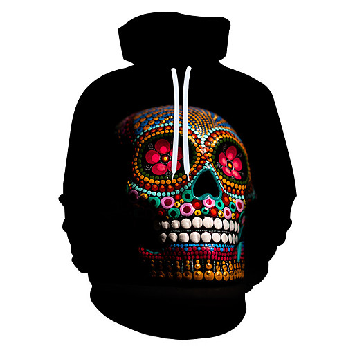 Men's Hoodie 3D Cartoon Skull Hooded Halloween Casual Halloween Hoodies Sweatshirts Black
Men's Hoodie 3D Cartoon Skull Hooded Halloween Casual Halloween Hoodies Sweatshirts Black