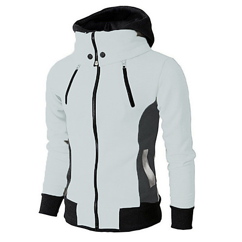 Men's Hoodie Zip Up Hoodie Solid Colored Casual Hoodies Sweatshirts Dark Gray Beige Gray
Men's Hoodie Zip Up Hoodie Solid Colored Casual Hoodies Sweatshirts Dark Gray Beige Gray