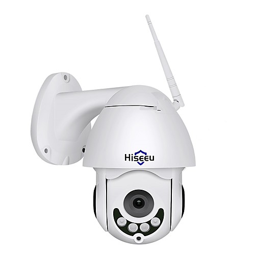 

Hiseeu 1080P 2MP Wireless PTZ Pan/Tilt P2P Waterproof Outdoor IP Camera Remote Control Two Way Audio Mini Speed Dome Camera Night Vision H.264 Video Network CCTV Security Surveillance Camera WHD712