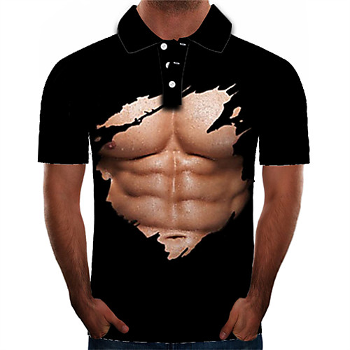 Men's Polo Graphic 3D Plus Size Print Short Sleeve Daily Tops Streetwear Exaggerated Black
Men's Polo Graphic 3D Plus Size Print Short Sleeve Daily Tops Streetwear Exaggerated Black
