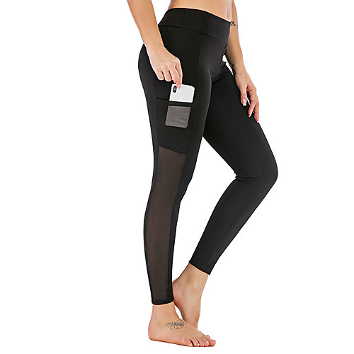 Women's High Waist Yoga Pants Winter Pocket Fashion Black Mesh Running Fitness Gym Workout Tights Leggings Sport Activewear Quick Dry Butt Lift Tummy Control Power Flex High Elasticity Slim
Women's High Waist Yoga Pants Winter Pocket Fashion Black Mesh Running Fitness Gym Workout Tights Leggings Sport Activewear Quick Dry Butt Lift Tummy Control Power Flex High Elasticity Slim