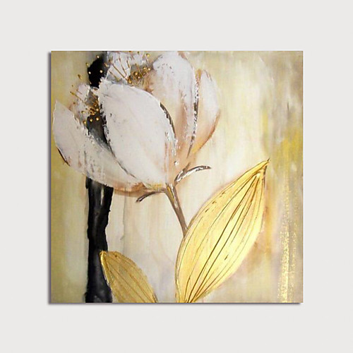 Oil Painting Hand Painted - Abstract Floral / Botanical Modern Stretched Canvas
Oil Painting Hand Painted - Abstract Floral / Botanical Modern Stretched Canvas