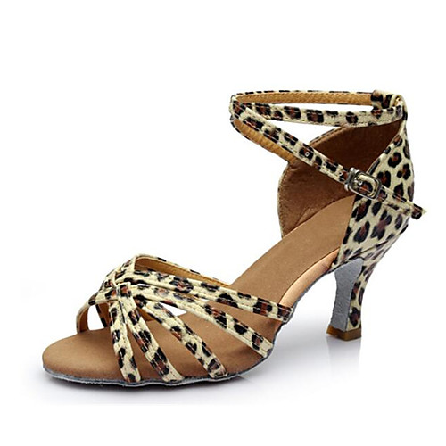 Women's Dance Shoes Satin / Faux Leather Latin Shoes Heel Cuban Heel Customizable Black / Brown / Leopard
Women's Dance Shoes Satin / Faux Leather Latin Shoes Heel Cuban Heel Customizable Black / Brown / Leopard