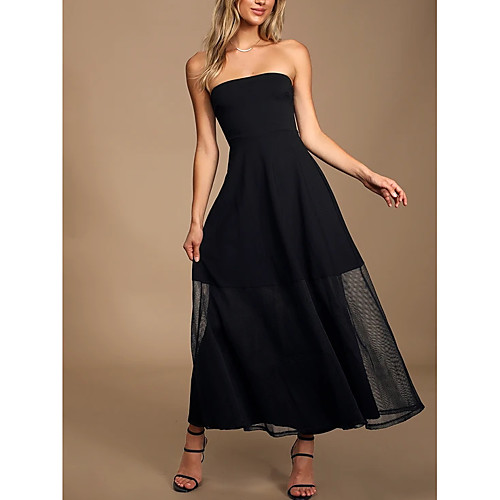 A-Line Empire Cocktail Party Prom Dress Strapless Sleeveless Ankle Length Satin Tulle with Pleats 2021
A-Line Empire Cocktail Party Prom Dress Strapless Sleeveless Ankle Length Satin Tulle with Pleats 2021