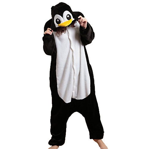 Adults' Kigurumi Pajamas with Slippers Penguin Animal Onesie Pajamas Coral fleece Black / White Cosplay For Men and Women Animal Sleepwear Cartoon Festival / Holiday Costumes
Adults' Kigurumi Pajamas with Slippers Penguin Animal Onesie Pajamas Coral fleece Black / White Cosplay For Men and Women Animal Sleepwear Cartoon Festival / Holiday Costumes