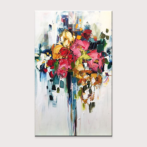 Oil Painting Hand Painted Vertical Abstract Floral / Botanical Modern Rolled Canvas (No Frame)
Oil Painting Hand Painted Vertical Abstract Floral / Botanical Modern Rolled Canvas (No Frame)