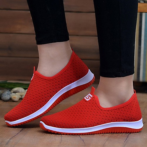 Women's Loafers & Slip-Ons Flat Heel Round Toe Tissage Volant Fall & Winter Black / Red
Women's Loafers & Slip-Ons Flat Heel Round Toe Tissage Volant Fall & Winter Black / Red