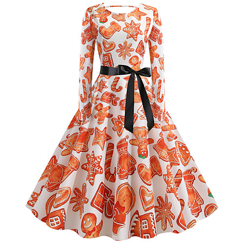 Women's Sheath Dress Knee Length Dress White Black Green Long Sleeve Print Patchwork Winter Round Neck Vintage Christmas 2021 S M L XL XXL 3XL 4XL 5XL
Women's Sheath Dress Knee Length Dress White Black Green Long Sleeve Print Patchwork Winter Round Neck Vintage Christmas 2021 S M L XL XXL 3XL 4XL 5XL
