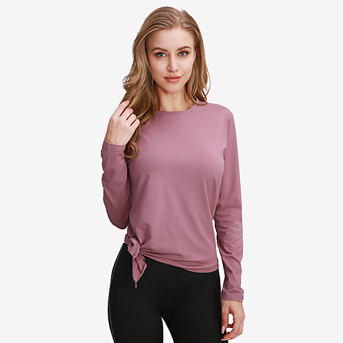 UABRAV Women's Long Sleeve Running Shirt Tee Tshirt Breathable Quick Dry Soft Fitness Gym Workout Running Jogging Sportswear Solid Color White Black Blue Purple Pink Gray Activewear Stretchy
UABRAV Women's Long Sleeve Running Shirt Tee Tshirt Breathable Quick Dry Soft Fitness Gym Workout Running Jogging Sportswear Solid Color White Black Blue Purple Pink Gray Activewear Stretchy