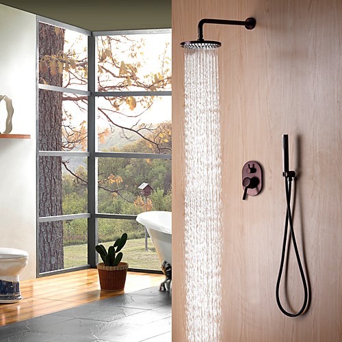 Shower Faucet - Contemporary / Antique Oil-rubbed Bronze Wall Mounted Ceramic Valve Bath Shower Mixer Taps
Shower Faucet - Contemporary / Antique Oil-rubbed Bronze Wall Mounted Ceramic Valve Bath Shower Mixer Taps