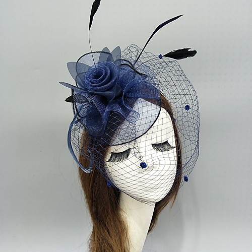Feathers / Net Fascinators / Hats / Headwear with Feather / Floral / Ruching 1 Piece Wedding / Special Occasion Headpiece
Feathers / Net Fascinators / Hats / Headwear with Feather / Floral / Ruching 1 Piece Wedding / Special Occasion Headpiece