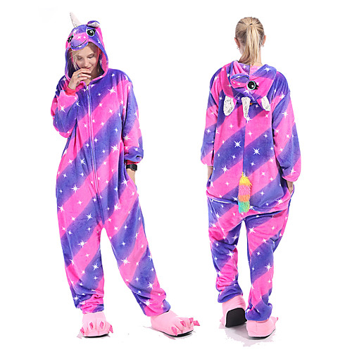 Adults' Kigurumi Pajamas Unicorn Onesie Pajamas Flannelette Purple Cosplay For Men and Women Animal Sleepwear Cartoon Festival / Holiday Costumes / Leotard / Onesie / Leotard / Onesie
Adults' Kigurumi Pajamas Unicorn Onesie Pajamas Flannelette Purple Cosplay For Men and Women Animal Sleepwear Cartoon Festival / Holiday Costumes / Leotard / Onesie / Leotard / Onesie