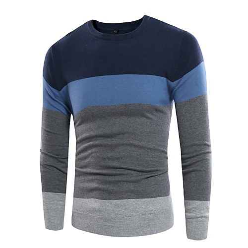 Men's Color Block Pullover Cotton Long Sleeve Regular Sweater Cardigans V Neck Fall Winter Navy Blue Gray / Weekend
Men's Color Block Pullover Cotton Long Sleeve Regular Sweater Cardigans V Neck Fall Winter Navy Blue Gray / Weekend