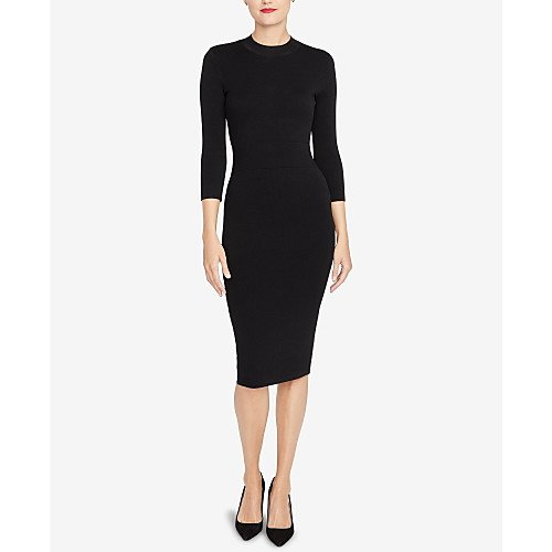 Sheath / Column Elegant Holiday Cocktail Party Dress Jewel Neck 3/4 Length Sleeve Knee Length Jersey with 2021
Sheath / Column Elegant Holiday Cocktail Party Dress Jewel Neck 3/4 Length Sleeve Knee Length Jersey with 2021