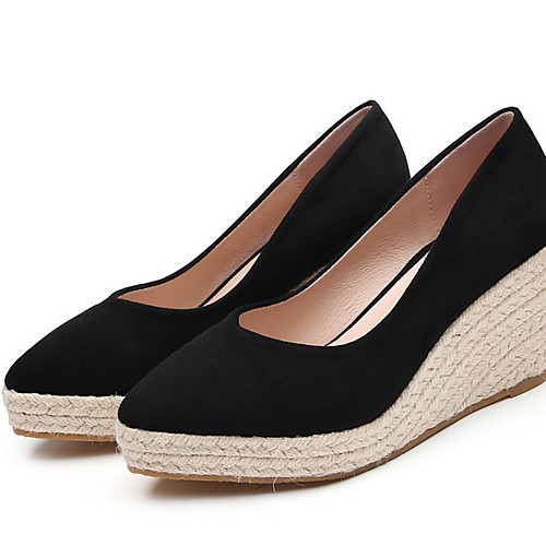 Women's Loafers & Slip-Ons Wedge Heel Round Toe Suede Winter Black / Yellow / Dark Blue / Daily
Women's Loafers & Slip-Ons Wedge Heel Round Toe Suede Winter Black / Yellow / Dark Blue / Daily
