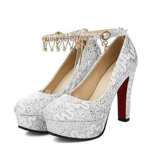 Women's Wedding Shoes Glitter Crystal Sequined Jeweled Chunky Heel Round Toe PU Winter Yellow / Red / White
Women's Wedding Shoes Glitter Crystal Sequined Jeweled Chunky Heel Round Toe PU Winter Yellow / Red / White