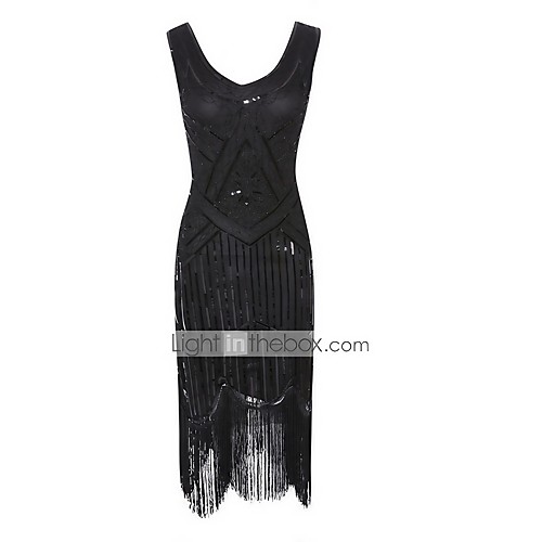 The Great Gatsby Charleston Dance Costumes Dress Tassel Crystals / Rhinestones Paillette Women's Performance Polyester
The Great Gatsby Charleston Dance Costumes Dress Tassel Crystals / Rhinestones Paillette Women's Performance Polyester