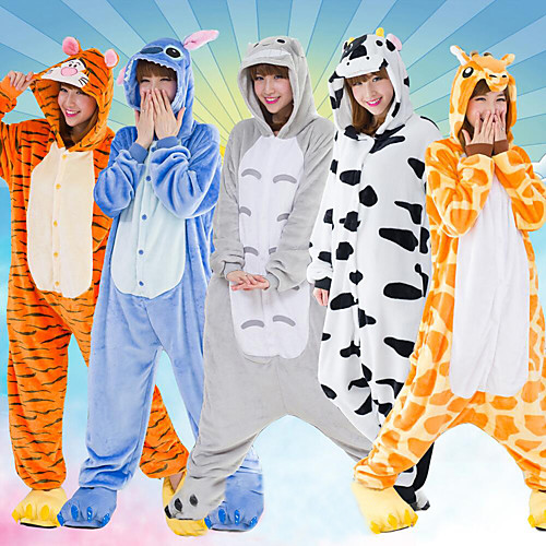 Kid's Kigurumi Pajamas Cat Totoro Onesie Pajamas Flannel Fabric White / Orange / Yellow Cosplay For Boys and Girls Animal Sleepwear Cartoon Festival / Holiday Costumes
Kid's Kigurumi Pajamas Cat Totoro Onesie Pajamas Flannel Fabric White / Orange / Yellow Cosplay For Boys and Girls Animal Sleepwear Cartoon Festival / Holiday Costumes