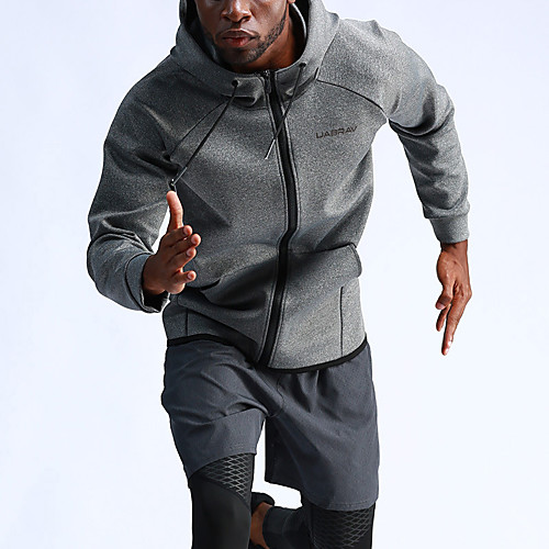 UABRAV Men's Long Sleeve Running Track Jacket Windbreaker Full Zip Outerwear Coat Top Windproof Breathable Soft Fitness Gym Workout Running Active Training Jogging Sportswear Solid Color Black
UABRAV Men's Long Sleeve Running Track Jacket Windbreaker Full Zip Outerwear Coat Top Windproof Breathable Soft Fitness Gym Workout Running Active Training Jogging Sportswear Solid Color Black