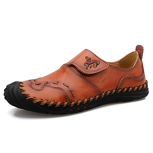 Men's Leather Shoes Nappa Leather Spring / Fall & Winter Business / Casual Loafers & Slip-Ons Walking Shoes Waterproof Black / Brown
Men's Leather Shoes Nappa Leather Spring / Fall & Winter Business / Casual Loafers & Slip-Ons Walking Shoes Waterproof Black / Brown