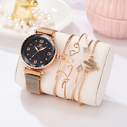 Women's Bracelet Watch Analog Quartz Stylish Glitter Elegant Creative Casual Watch Imitation Diamond / One Year
Women's Bracelet Watch Analog Quartz Stylish Glitter Elegant Creative Casual Watch Imitation Diamond / One Year
