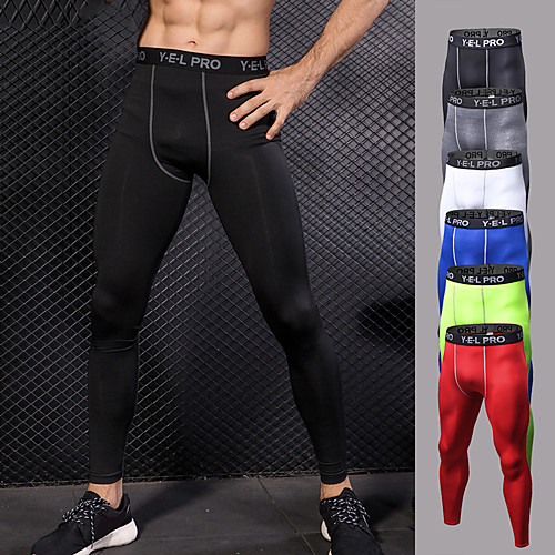 YUERLIAN Men's High Waist Running Tights Compression Pants Black White Green Red Blue Running Fitness Gym Workout Leggings Pants Sport Activewear Thermal / Warm Breathable Moisture Wicking Tummy
YUERLIAN Men's High Waist Running Tights Compression Pants Black White Green Red Blue Running Fitness Gym Workout Leggings Pants Sport Activewear Thermal / Warm Breathable Moisture Wicking Tummy