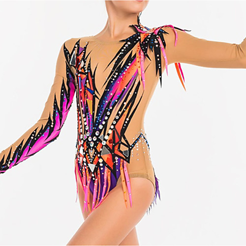 21Grams Rhythmic Gymnastics Leotards Artistic Gymnastics Leotards Women's Girls' Leotard Purple Spandex High Elasticity Handmade Jeweled Diamond Look Long Sleeve Competition Dance Rhythmic Gymnastics
21Grams Rhythmic Gymnastics Leotards Artistic Gymnastics Leotards Women's Girls' Leotard Purple Spandex High Elasticity Handmade Jeweled Diamond Look Long Sleeve Competition Dance Rhythmic Gymnastics
