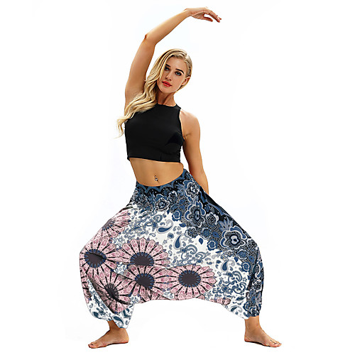 Women's Yoga Boho Comfort Plus Size Loose Gym Yoga Pants Bloomers Pants Pattern Full Length Baggy Print High Waist Blue Red Yellow
Women's Yoga Boho Comfort Plus Size Loose Gym Yoga Pants Bloomers Pants Pattern Full Length Baggy Print High Waist Blue Red Yellow