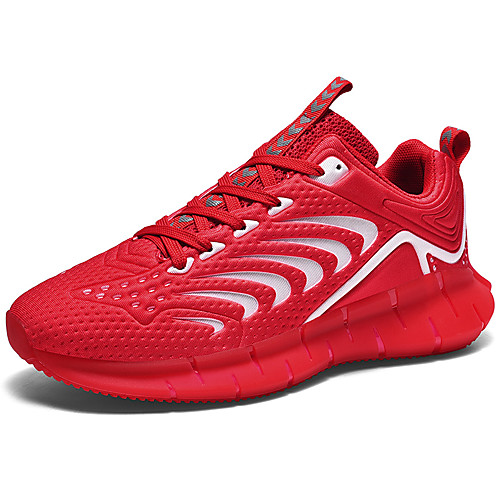 Men's Spring & Summer Sporty Athletic Trainers / Athletic Shoes Running Shoes Mesh / Elastic Fabric Non-slipping White / Black / Red
Men's Spring & Summer Sporty Athletic Trainers / Athletic Shoes Running Shoes Mesh / Elastic Fabric Non-slipping White / Black / Red