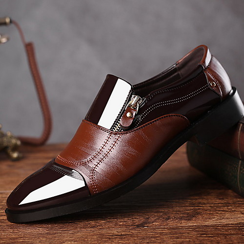 Men's Comfort Shoes Patent Leather Fall & Winter Loafers & Slip-Ons Color Block Black / Brown
Men's Comfort Shoes Patent Leather Fall & Winter Loafers & Slip-Ons Color Block Black / Brown