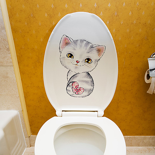Cute Cat Toilet Stickers - Animal Wall Stickers Animals / Shapes Bathroom / Kids Room 1114.5cm
Cute Cat Toilet Stickers - Animal Wall Stickers Animals / Shapes Bathroom / Kids Room 1114.5cm