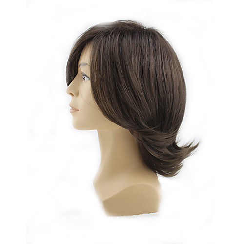 Synthetic Wig Curly Asymmetrical Wig Short Brown Synthetic Hair 11 inch Men's Best Quality Brown
Synthetic Wig Curly Asymmetrical Wig Short Brown Synthetic Hair 11 inch Men's Best Quality Brown