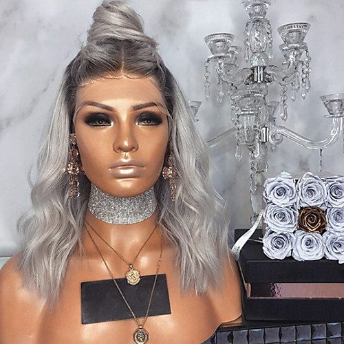 Synthetic Wig Curly Loose Curl Asymmetrical Wig Ombre Medium Length Ombre Grey Synthetic Hair 16 inch Women's Best Quality Gray Ombre
Synthetic Wig Curly Loose Curl Asymmetrical Wig Ombre Medium Length Ombre Grey Synthetic Hair 16 inch Women's Best Quality Gray Ombre