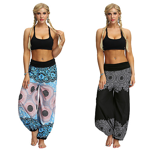 Women's Dancer Yoga Meditation Masquerade Boho Exotic Dancewear Polyster Blue Black Pants
Women's Dancer Yoga Meditation Masquerade Boho Exotic Dancewear Polyster Blue Black Pants