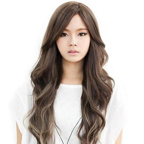 Synthetic Wig Body Wave Asymmetrical Wig Long Brown Synthetic Hair 27 inch Women's Best Quality Brown
Synthetic Wig Body Wave Asymmetrical Wig Long Brown Synthetic Hair 27 inch Women's Best Quality Brown