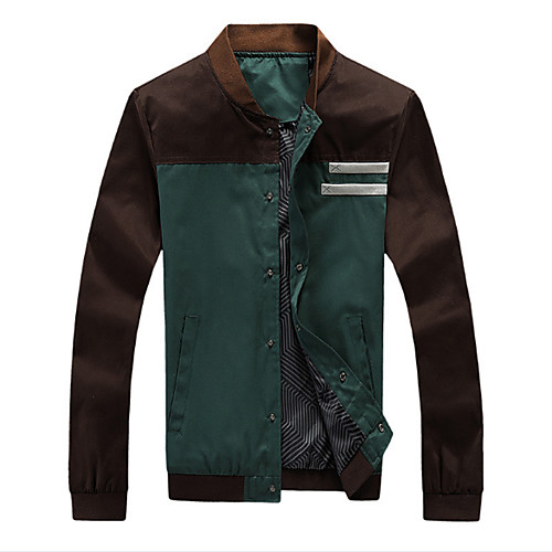 Men's Color Block Fall Jacket Regular Daily Long Sleeve Cotton Coat Tops Green
Men's Color Block Fall Jacket Regular Daily Long Sleeve Cotton Coat Tops Green