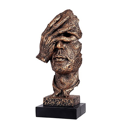 Creative Abstract Decor The Thinker Statue Face & Hand Statues Sculptures Office Desk Decor Keep Silence Figurine
Creative Abstract Decor The Thinker Statue Face & Hand Statues Sculptures Office Desk Decor Keep Silence Figurine