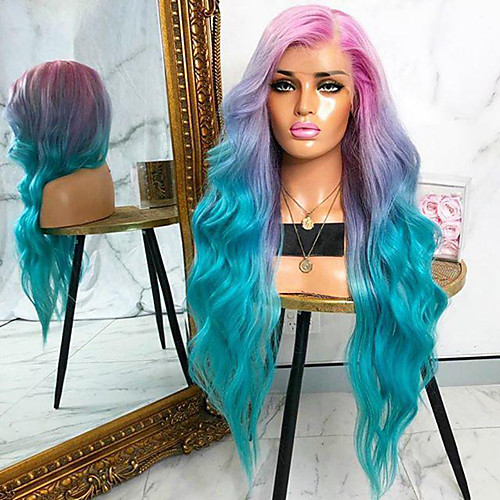 Synthetic Wig Body Wave Asymmetrical Wig Long Ombre Green Synthetic Hair 27 inch Women's Best Quality Middle Part Green
Synthetic Wig Body Wave Asymmetrical Wig Long Ombre Green Synthetic Hair 27 inch Women's Best Quality Middle Part Green