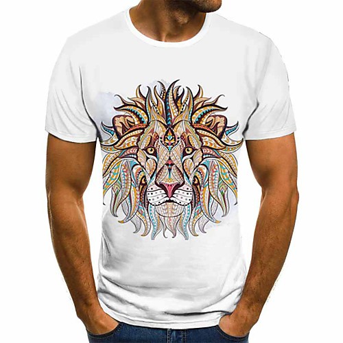 Men's T shirt Geometric 3D Plus Size Print Short Sleeve Daily Tops Basic Streetwear White
Men's T shirt Geometric 3D Plus Size Print Short Sleeve Daily Tops Basic Streetwear White