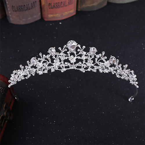 Alloy Tiaras / Hair Accessory with Rhinestone / Glitter 1 Piece Wedding Headpiece
Alloy Tiaras / Hair Accessory with Rhinestone / Glitter 1 Piece Wedding Headpiece